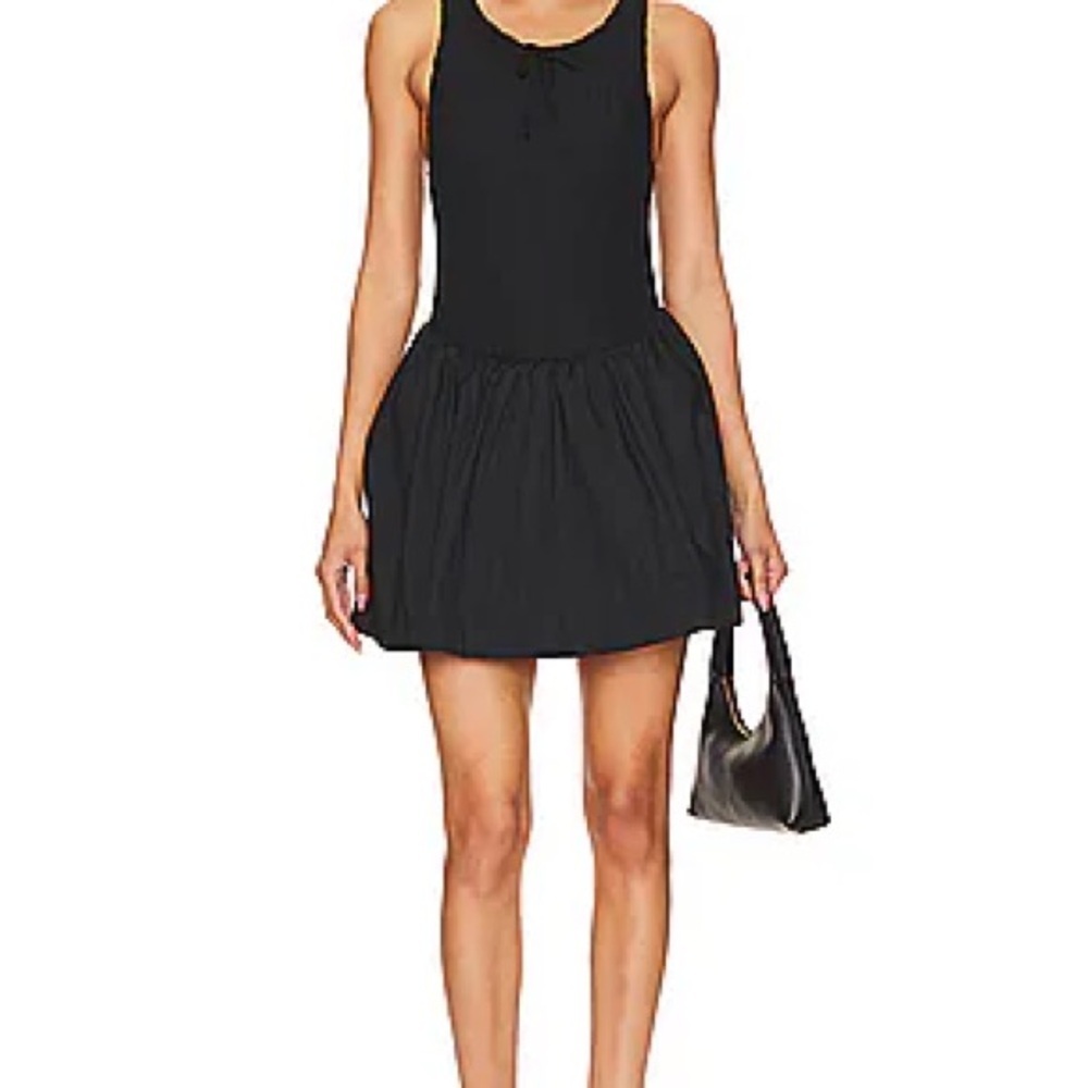 For Love And Lemons Black Halter Sundress Cocktail ABITO MINI BILLIE - Picture 10 of 10